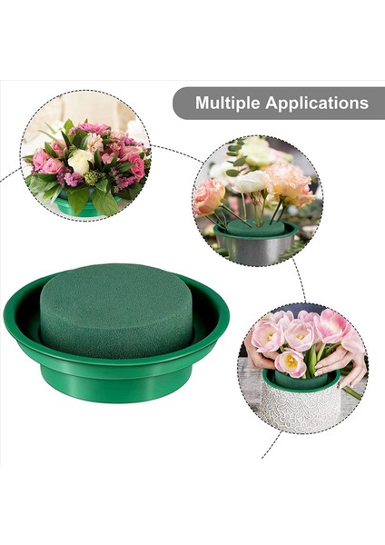 48 Packs Çiçekler Çekirde Çeken Çiçek Diy Çiçek Düzenleme Kiti Yeşil Yuvarlak Islak Çiçek Köpük Yapay Çiçek Için (Yurt Dışından) indirimleri