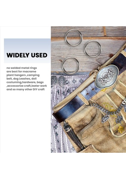 Metre Makrome Yüzükler Makrome Bitki Askıları Için 2 Inç Makrome Kit 10 Paket Metal Yüzük Tokası Makrome Zanaat Yüzüğü (Yurt Dışından) modelleri