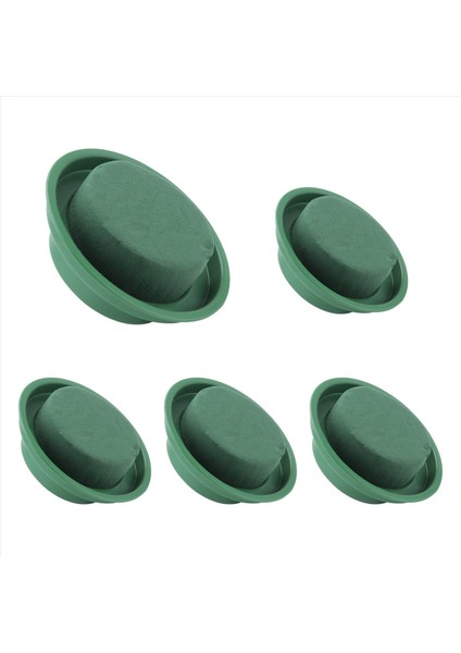 5 Paket Diy Çiçek Aranjman Kiti Yeşil Yuvarlak Islak Çiçek Köpük Kase Düğün Koridor Çiçekleri Parti Dekorasyonu (Yurt Dışından) modelleri