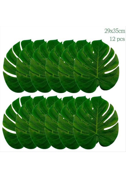 Yapay Tropikal Avuç Içi Orman Partisi Dekorasyon Hayvan Yaz Hawaiian Ev Masa Dekor L (Yurt Dışından) modelleri