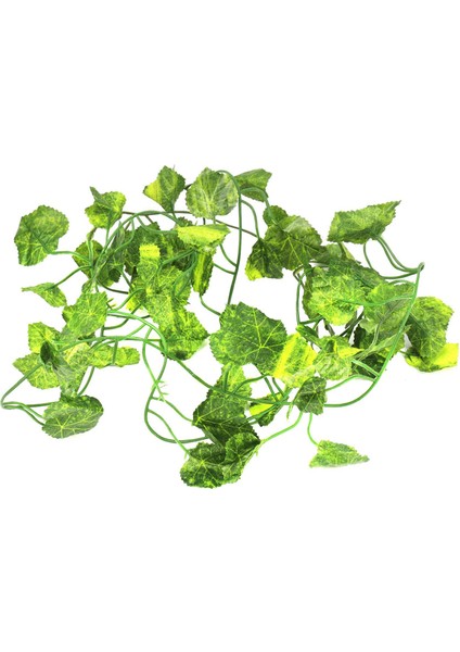 2pcs 2m Uzunluğunda Yapay Bitkiler Yeşil Sarmaşık Yapay Üzüm Asma Partenocissus Yaprakları Yaprakları Begonya (Yurt Dışından) fırsatları