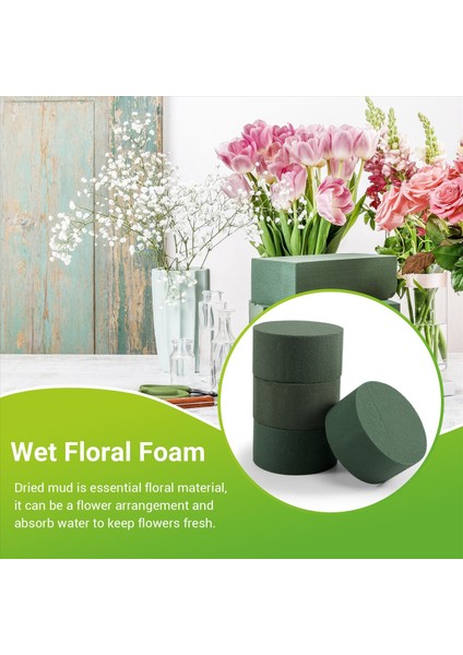 12PCS/SET Diy Çiçek Aranjman Kiti Yeşil Yuvarlak Islak Çiçek Köpük Düğün Koridoru Çiçekler Parti Dekorasyon (Yurt Dışından) fırsatları