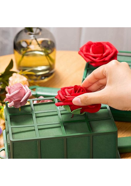 6 Adet Çiçek Köpük Kafes Çiçek Tutucu Çiçekler Için Çiçek Köpük ile Düğün Taze Çiçekler Için Kafes Kase Çiçek Aranjman (Yurt Dışından) fırsatları