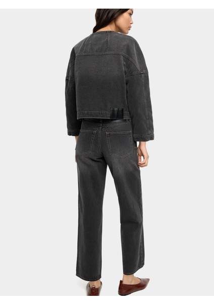 Yıkanmış Efektli Denim Pantolon fırsatları