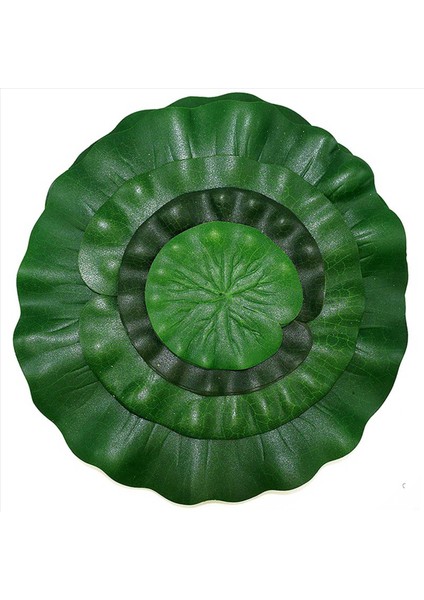 24X Yapay Yüzen Köpük Lotus Havuz Akvaryumu ve Sahne Gerçekçi Lotus Yeşil Bitki 4 Boyutları Için Dekor Yapıyor (Yurt Dışından) modelleri