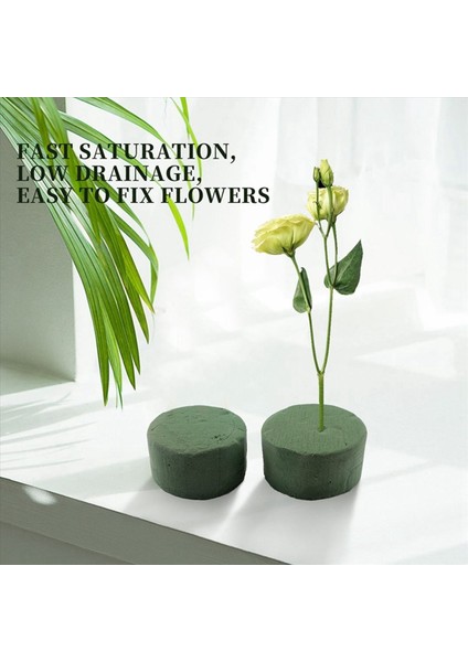 72PCS Diy Çiçek Aranjman Kiti Yeşil Yuvarlak Islak Çiçek Köpük Düğün Koridoru Çiçekler Parti Dekorasyon (Yurt Dışından) fırsatları