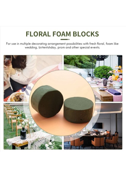 Çiçek Köpüğü 30 Adet Yuvarlak Kuru Çiçek Köpük Blokları Yapay Çiçekler Için Yeşil Strafor Blokları Çiçek Için Harika (Yurt Dışından) modelleri