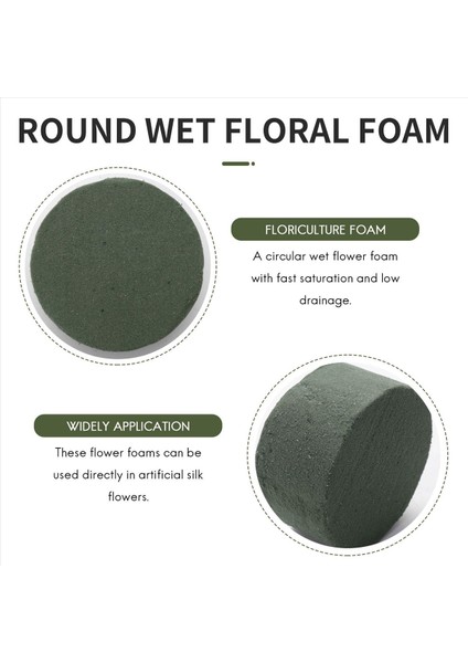 Çiçek Köpüğü 30 Adet Yuvarlak Kuru Çiçek Köpük Blokları Yapay Çiçekler Için Yeşil Strafor Blokları Çiçek Için Harika (Yurt Dışından) fırsatları