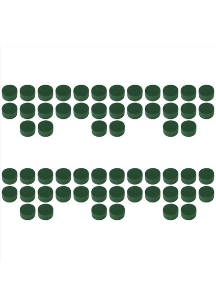 60PCS Düğün Koridoru Dıy Craft Çiçek Düzenlemesi Su Emici Ev Bahçe Yeşil Çiçek Köpüğü Taze Tutma Yuvarlak Tuğla (Yurt Dışından)