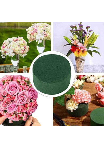 60PCS Düğün Koridoru Dıy Craft Çiçek Düzenlemesi Su Emici Ev Bahçe Yeşil Çiçek Köpüğü Taze Tutma Yuvarlak Tuğla (Yurt Dışından) indirimleri