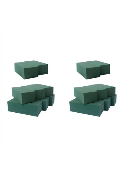 Taze ve Yapay Çiçekler Için 16 Paket Çiçek Köpük Düğün Doğum Günü Ev Dekorasyonu Için Kuru ve Islak Çiçek Köpük Bloklar (Yurt Dışından)