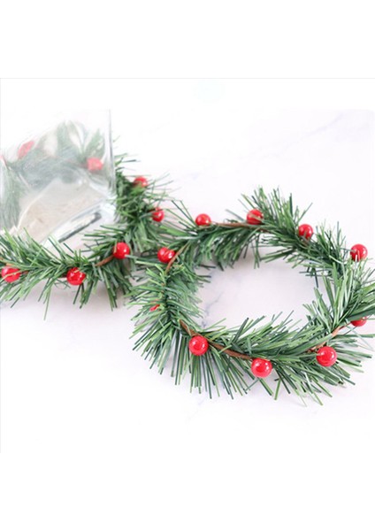 32 Pcs Holly Berry Mum Yüzüğü Küçük Yapay Kırmızı Meyveler Çam Iğneleri Çelenk Noel Çelenk Süsler Dekor (Yurt Dışından) fırsatları