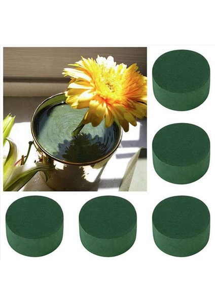 50PCS Düğün Koridoru Dıy Craft Çiçek Düzenlemesi Su Emici Ev Bahçe Yeşil Çiçek Köpüğü Taze Tutma Yuvarlak Tuğla (Yurt Dışından) modelleri