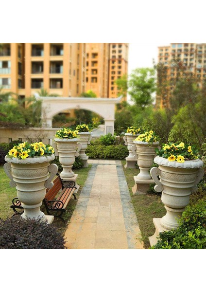 6pcs Ayçiçeği Çelenk Yapay Çiçekler Asma Ipek Güneş Çiçekleri Balkon Bahçesi Düğün Dekorasyon Için Asma Asma (Yurt Dışından) modelleri