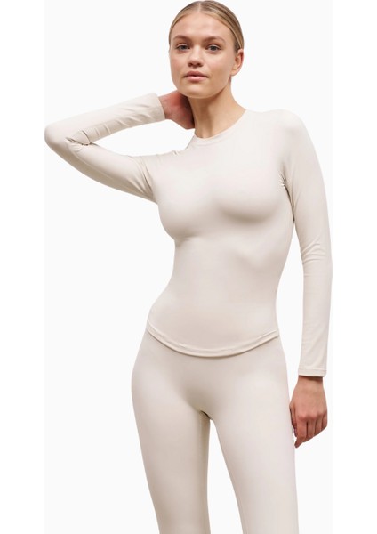 Base Sculpting Long Sleeve Top Uzun Kollu Şekillendirici Kadın Üst
