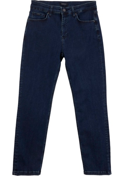 Normal Bel Normal Paça Slim Fit Koyu Lacivert Erkek Denim Pantolon F5WM-PNT 2855 modelleri
