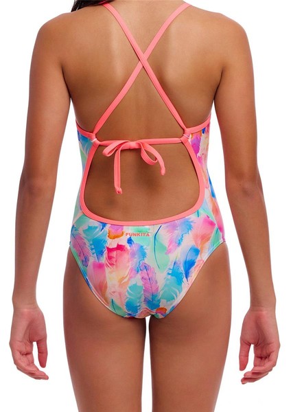 Tmt Tickle Pink Kız Çocuk Bağlama Askılı Mayo modelleri