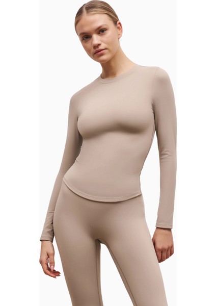 Base Sculpting Long Sleeve Top Uzun Kollu Şekillendirici Kadın Üst
