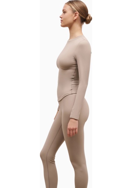 Base Sculpting Long Sleeve Top Uzun Kollu Şekillendirici Kadın Üst fırsatları
