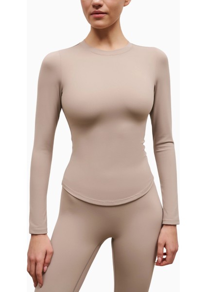 Base Sculpting Long Sleeve Top Uzun Kollu Şekillendirici Kadın Üst