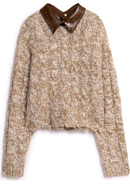 KONTRAST YAKALI RAW EDGE KAZAK TW6250050445021 indirimleri