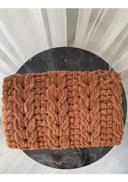 Puffy Kahverengi Bebek Battaniyesi