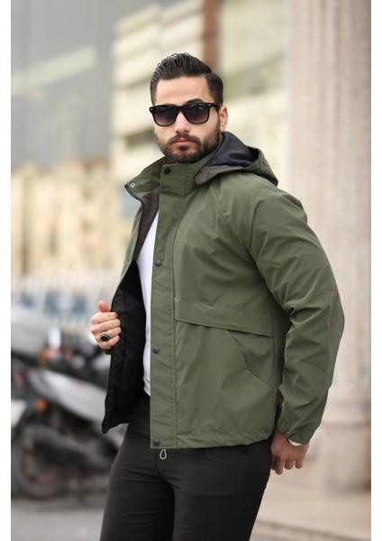 Çıkarılabilir Kapüşonlu, Regular-Fit, Suya Karşı Dayanıklı, Rüzgarlık, Yağmurluk USE527 indirimleri