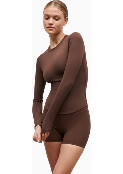 Base Sculpting Long Sleeve Top Uzun Kollu Şekillendirici Kadın Üst