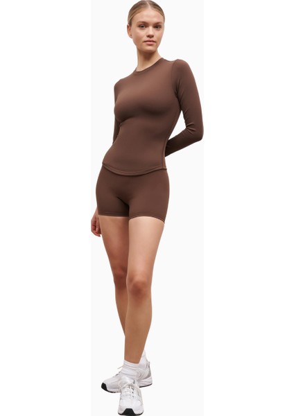Base Sculpting Long Sleeve Top Uzun Kollu Şekillendirici Kadın Üst fırsatları