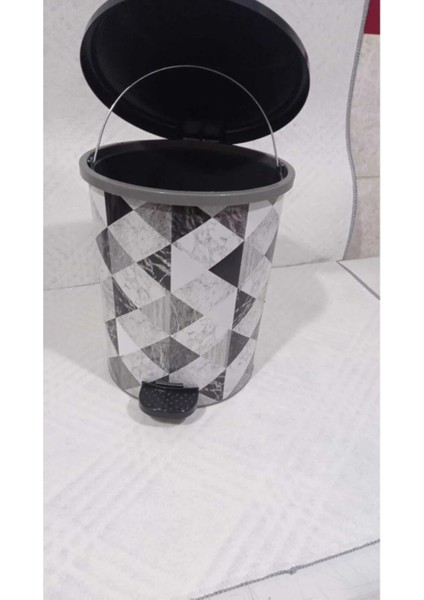 Desenli Pedallı Çöp Kovası No:3 ROYALEKS-MRD153 fiyatları