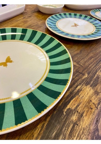 Green Butterfly 6 Kişilik 38 Parça Kahvaltı Seti fiyatları