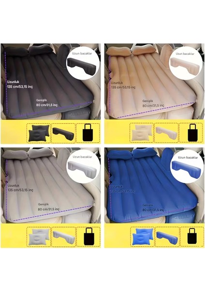 Araba Şişme Yatağı modelleri