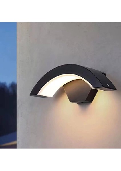 Modern Kavisli LED Duvar Apliği