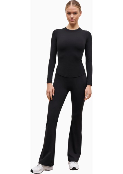 Base Sculpting Long Sleeve Top Uzun Kollu Şekillendirici Kadın Üst fırsatları