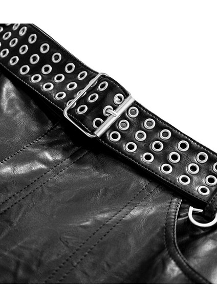 DERİ GÖRÜNÜMLÜ WIDE LEG FİT PANTOLON TW6250003192001 fiyatları