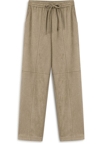 SÜET GÖRÜNÜMLÜ PANTOLON TW6250003210027 fırsatları