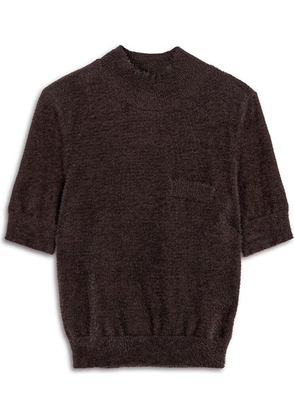 DOKULU YÜKSEK YAKA TRİKO TW6250050455074