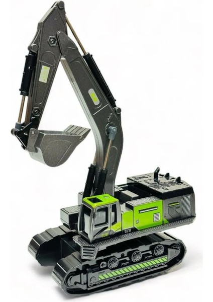 Oyuncak Iş Makinaları Metal Uçlu Kepçe Dozer Sürtmeli Ekskavatör