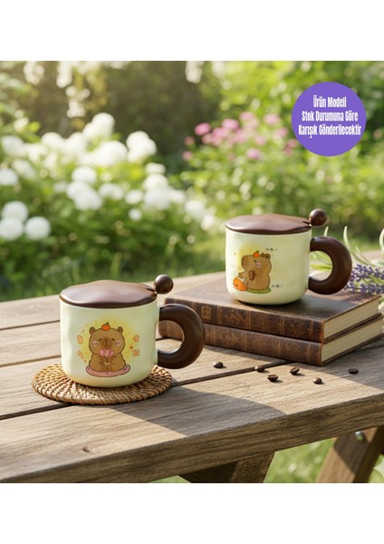 Mutlu Capybara Temalı Seramik Kupa fiyatları