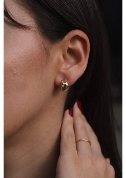 Zirkon Taşlı Yıldızlı Minimal Çelik Küpe fiyatları