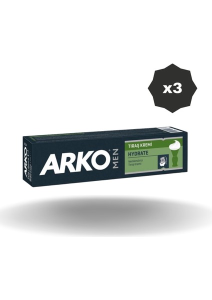 Tıraş Kremi Hydrate 90 ml - (3 Adet)