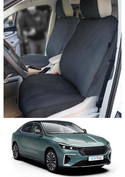 Togg T10F Oto Koltuk Koruyucu Kılıf 2025-SONRASI Luvi Serisi Siyah fiyatları