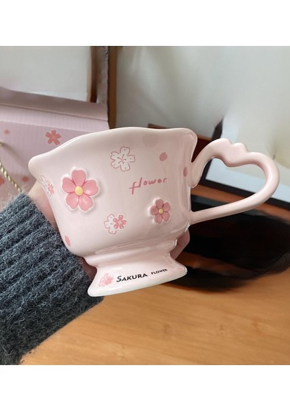 Sakura Bahçesi Temalı Seramik Kupa modelleri