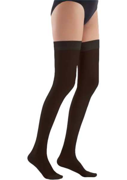 844 Hostes Çorabı Dizüstü Burnu Kapalı 18-23 Mmhg No: 1 - Siyah