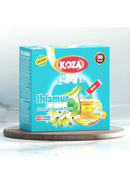 Koza Tek Içimlik Ihlamur Aromalı Toz Içecek 30'lu