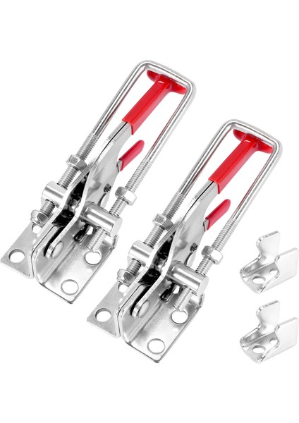 2-Pack 2000LBS Kapasite Ağır Derecesi Ayarlanabilir Mandal Ucptle Kelepçesi (Yurt Dışından)