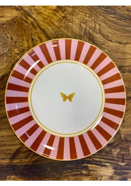 Pink Butterfly 6 Kişilik 38 Parça Kahvaltı Seti modelleri