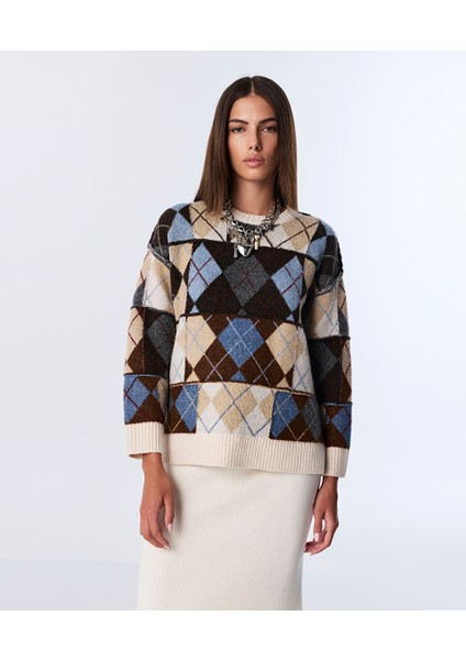 BAKLAVA DESEN OVERSIZE KAZAK TW6250050443082 fiyatları