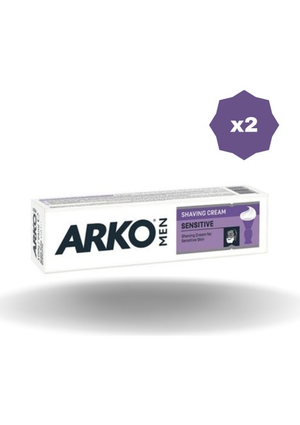 Tıraş Kremi Sensitive 90 gr - (2 Adet)