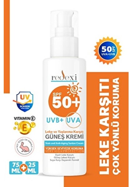 Güneş Kremi SPF50+ Tüm Ciltler İçin Yüksek Koruma 100 ml Renksiz Krem fiyatları